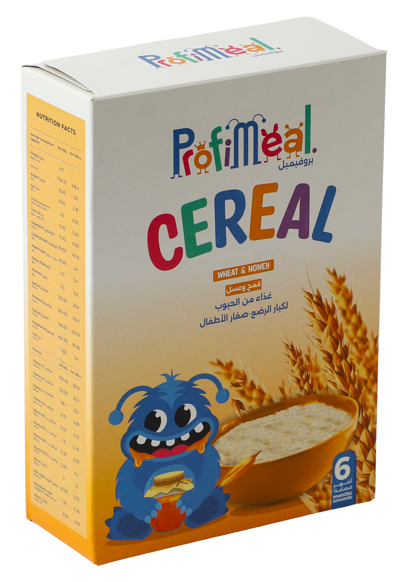 ProFiMeal Cereal – Wheat & Honey