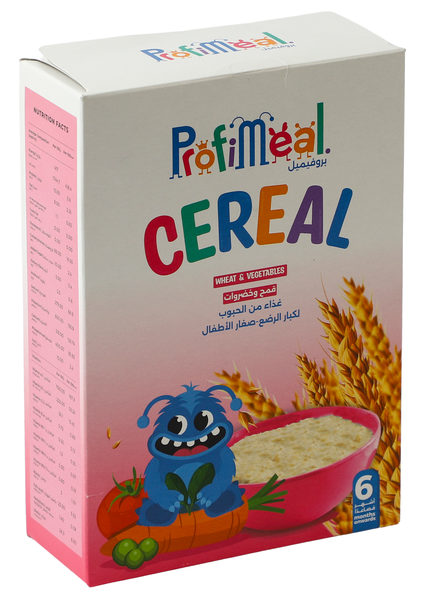 ProFiMeal Cereal Wheat & Vegetables – Baby Cereal 6+ Months