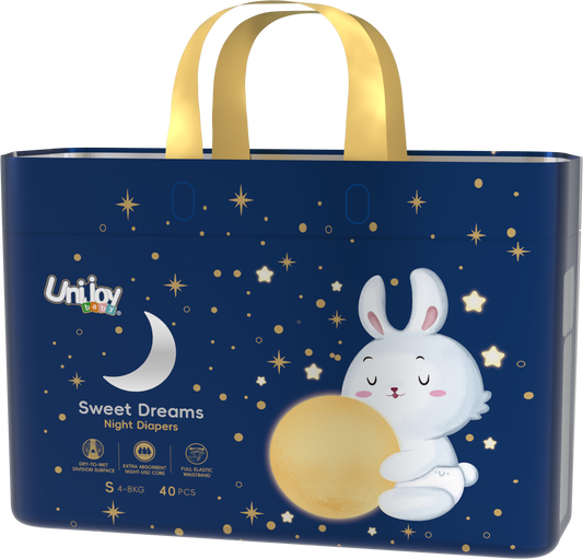 UniJoy Baby Sweet Dreams Night Diapers – S