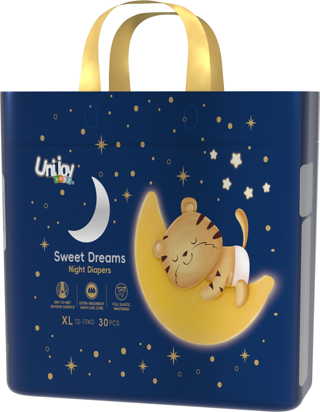 UniJoy Baby Sweet Dreams Night Diapers – XL
