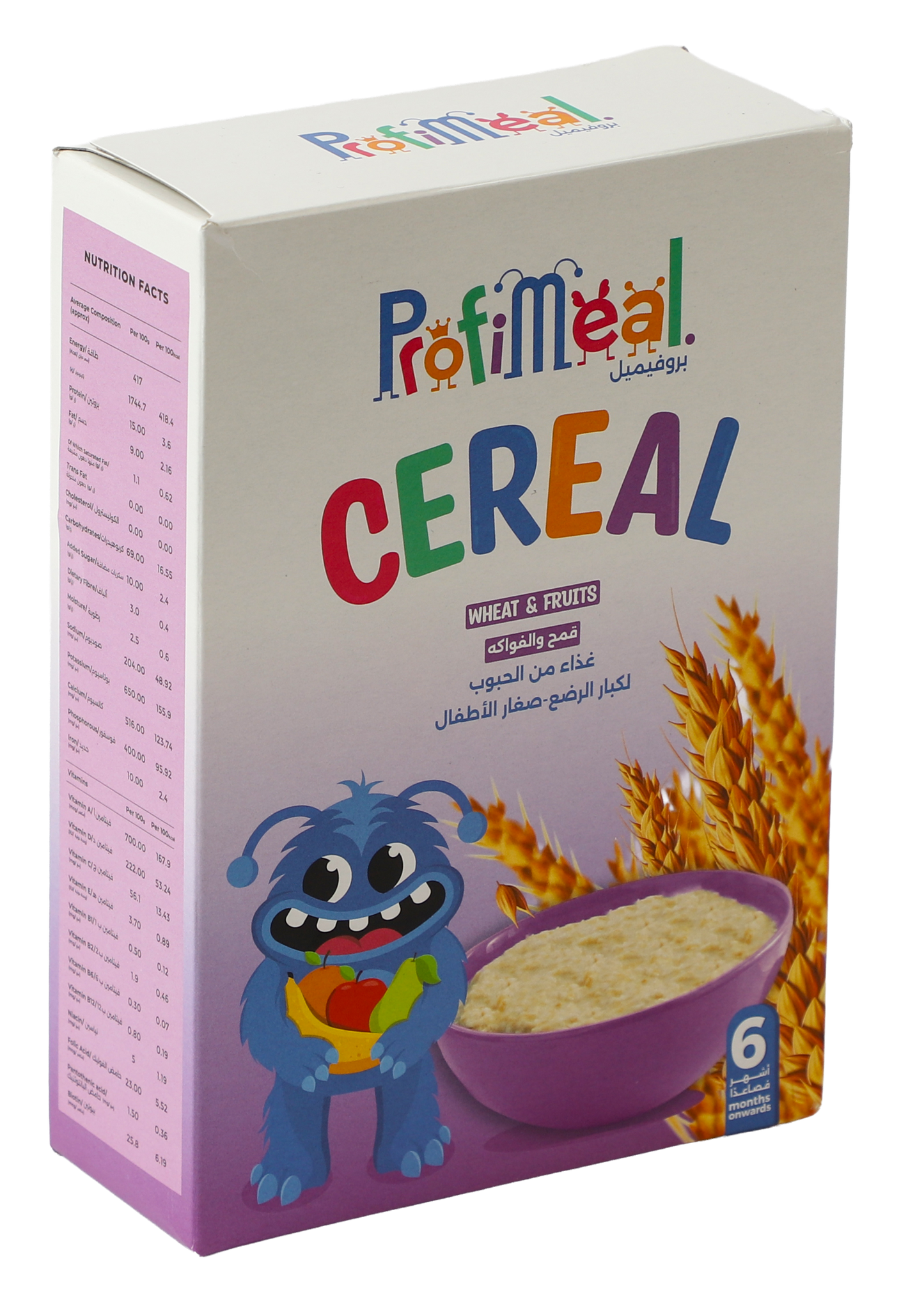 ProFiMeal Cereal – Wheat & Fruits